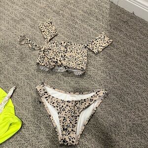 Leapard bathing suit M size